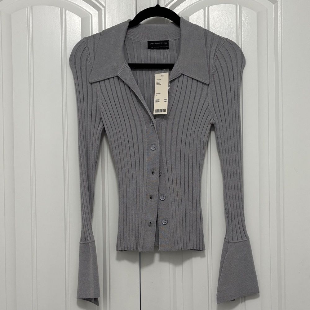 Urban Outfitters Collared Button Up Sweater Cardigan